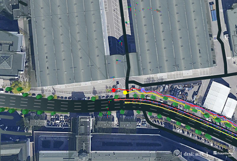 Hochgenaue Positionierung für Fahrradfahrende
